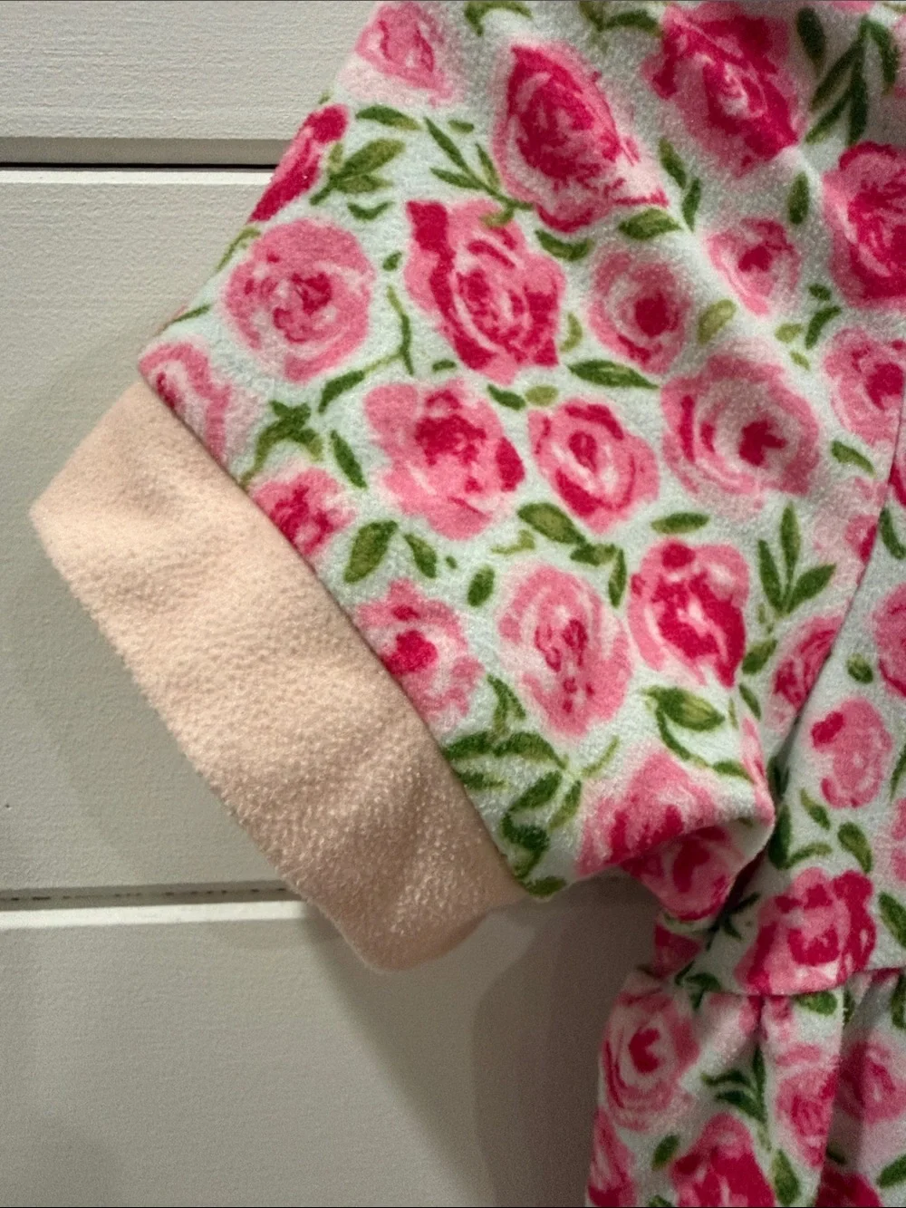 Pink Floral Pajama Set